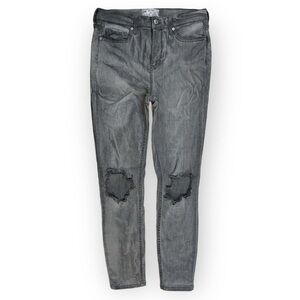 Free People Gray Skinny Jeans